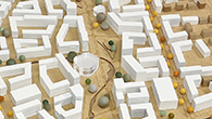 Illustration: Modellfoto Städtebaumodell